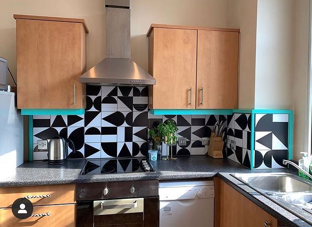 Abstract Geometric - Window Vinyl