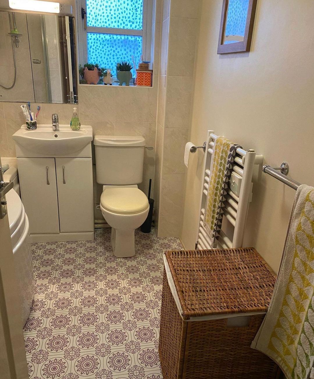 French Tiles - Window Vinyl