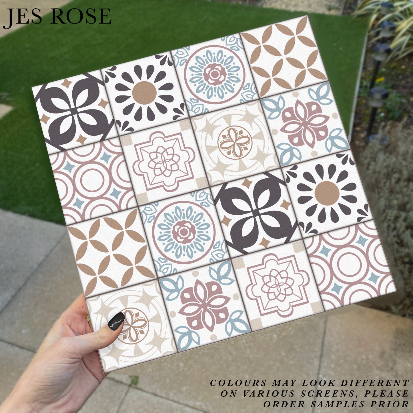 Mosaic Muted Premium Peel & Stick Tiles