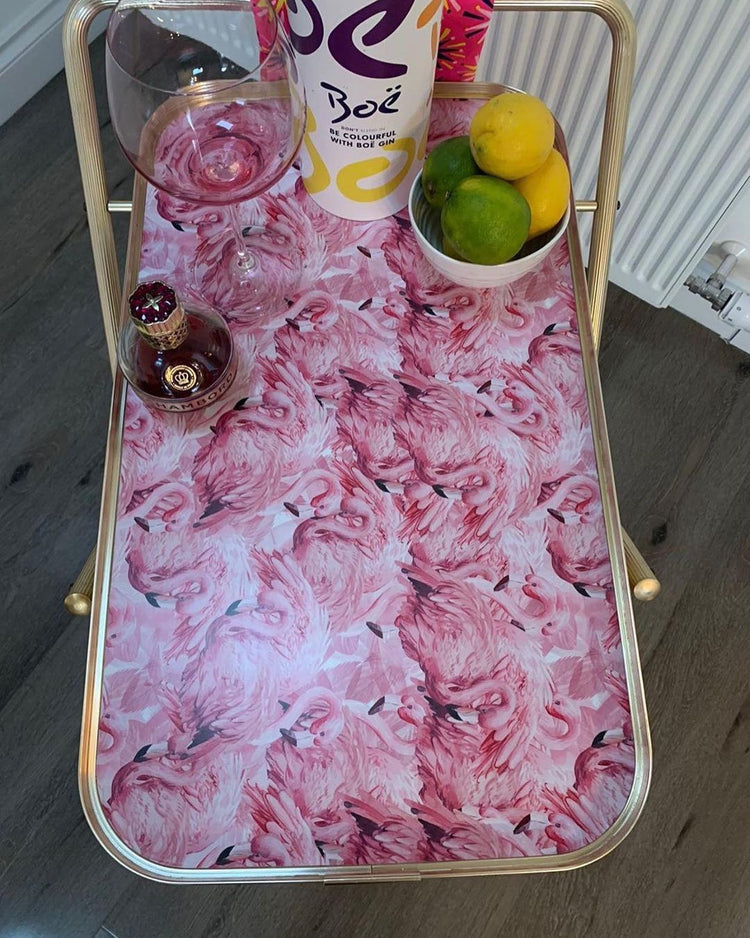Layered Flamingo - Floor & Wall Vinyl