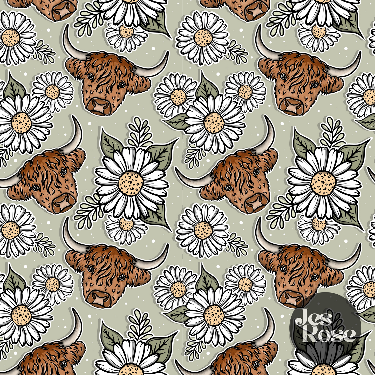 Highland Cow - Window Vinyl