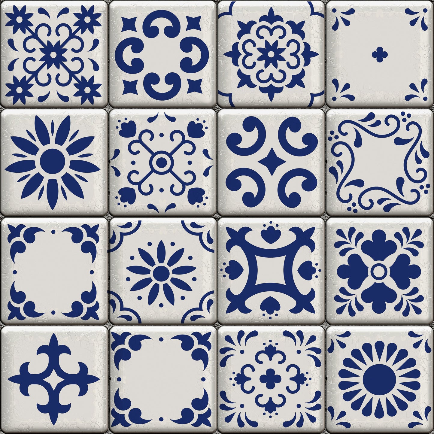 Spanish Tiles - Window Vinyl