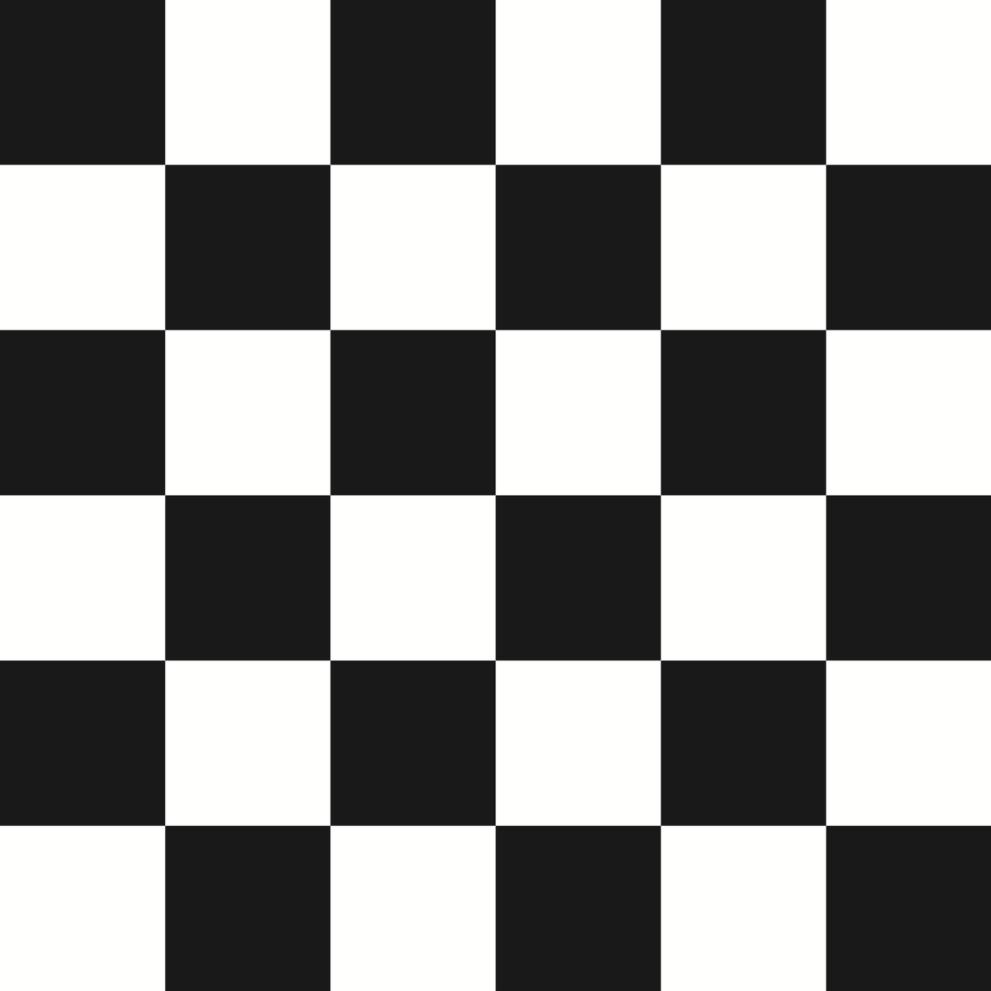 Checkered Design Large - Standard Vinyl