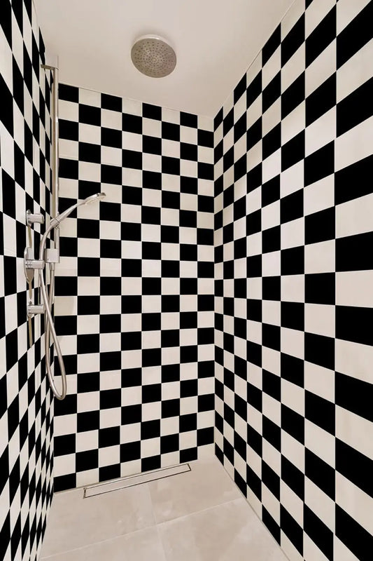 Checked Shower Panel