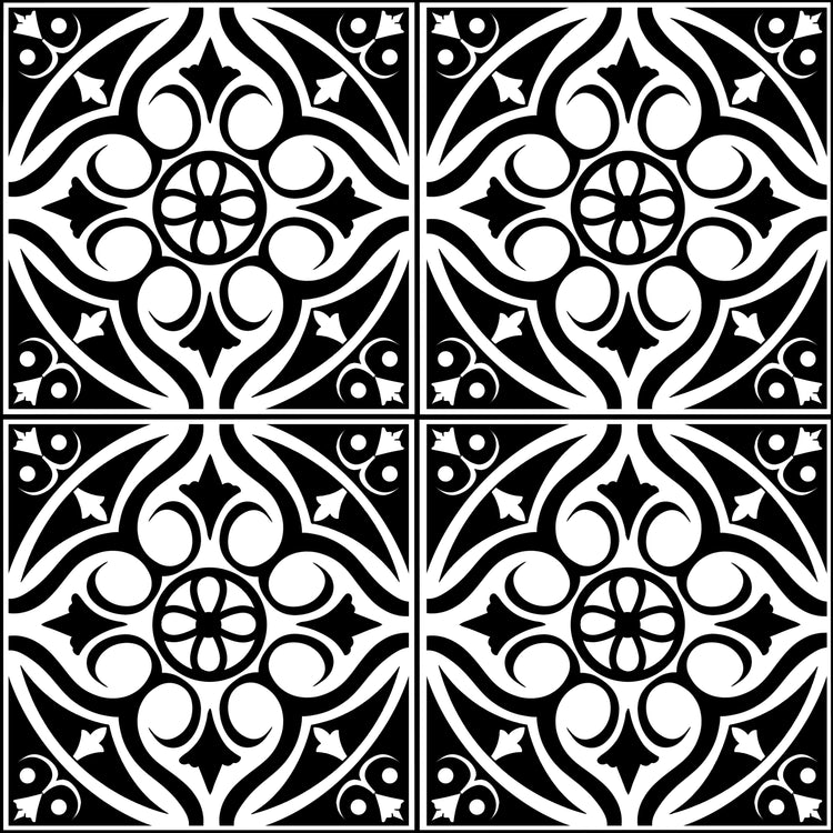 Victorian Tiles - Window Vinyl