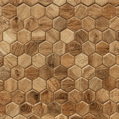 Hexagon Wood - Standard Vinyl