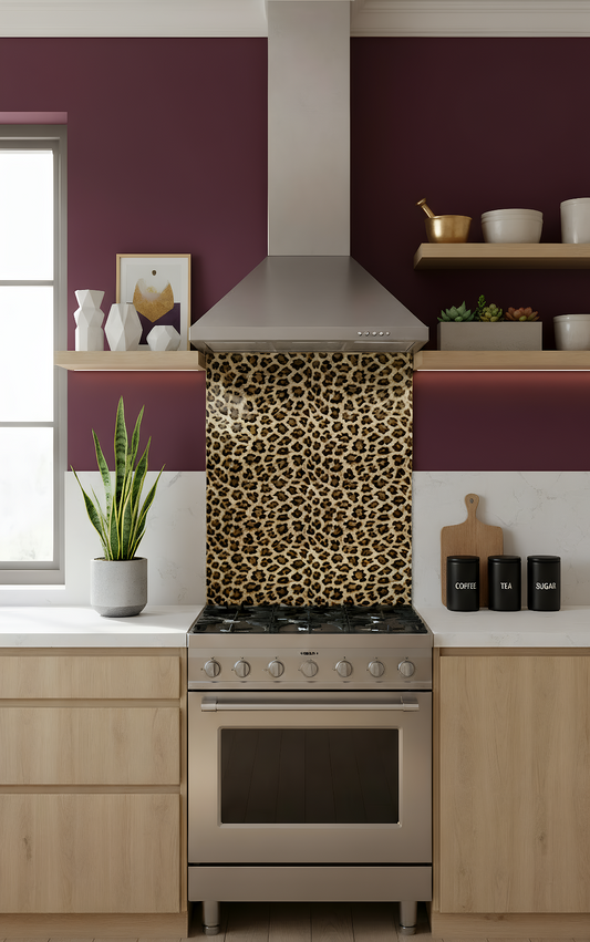 Leopard Print Shower Panel