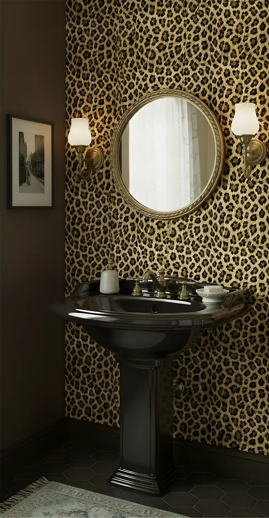 Leopard Print Shower Panel