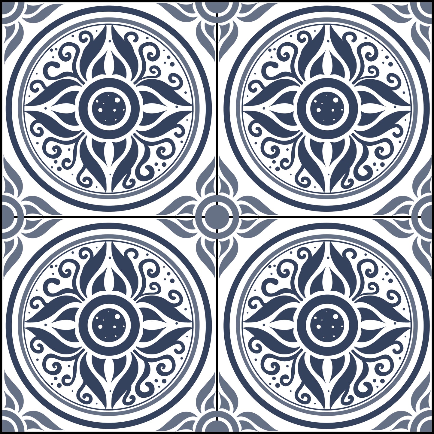 Lisbon Tiles - Window Vinyl