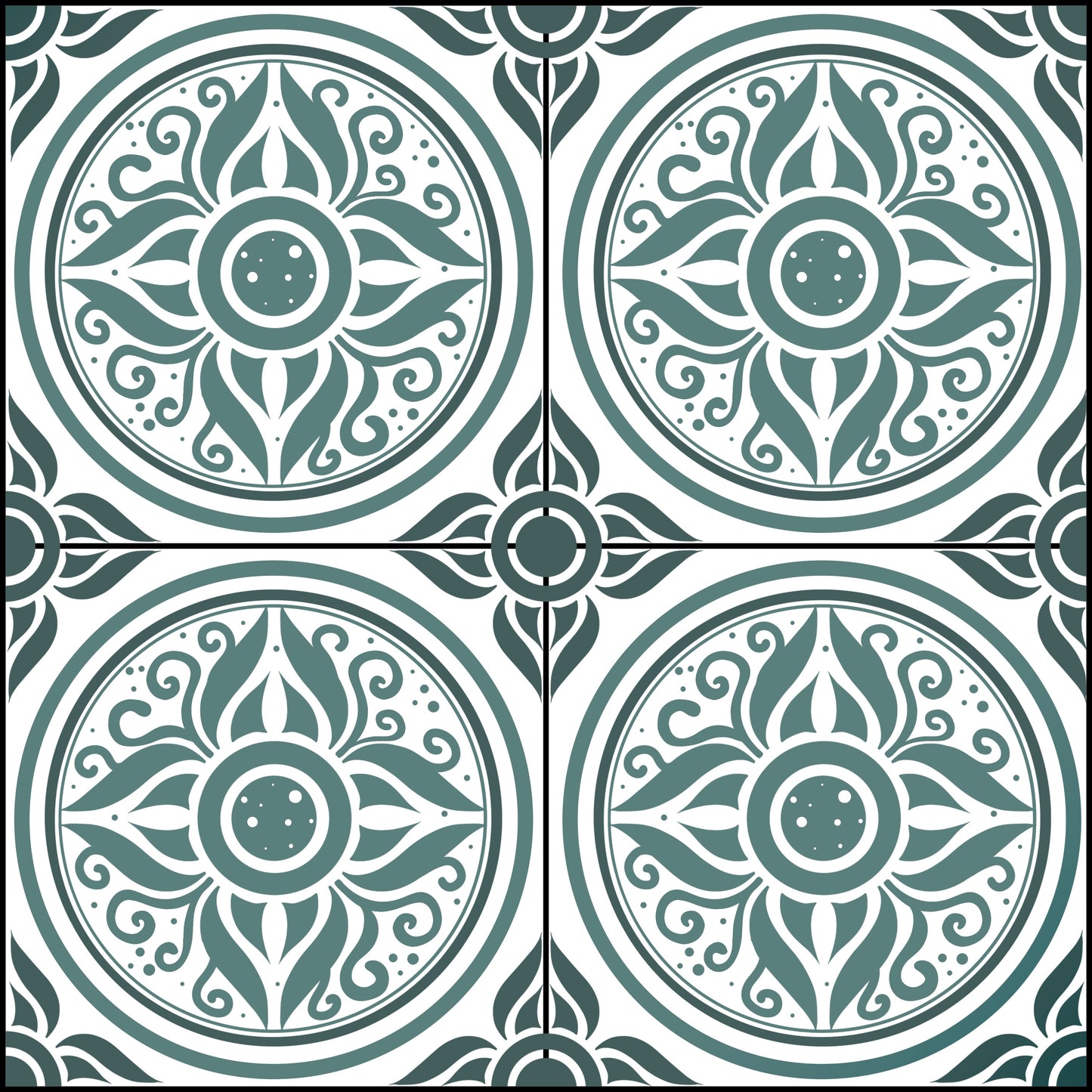 Lisbon Tiles - Window Vinyl
