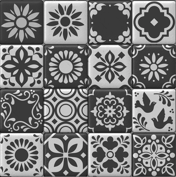 Moroccan Tiles - Window Vinyl