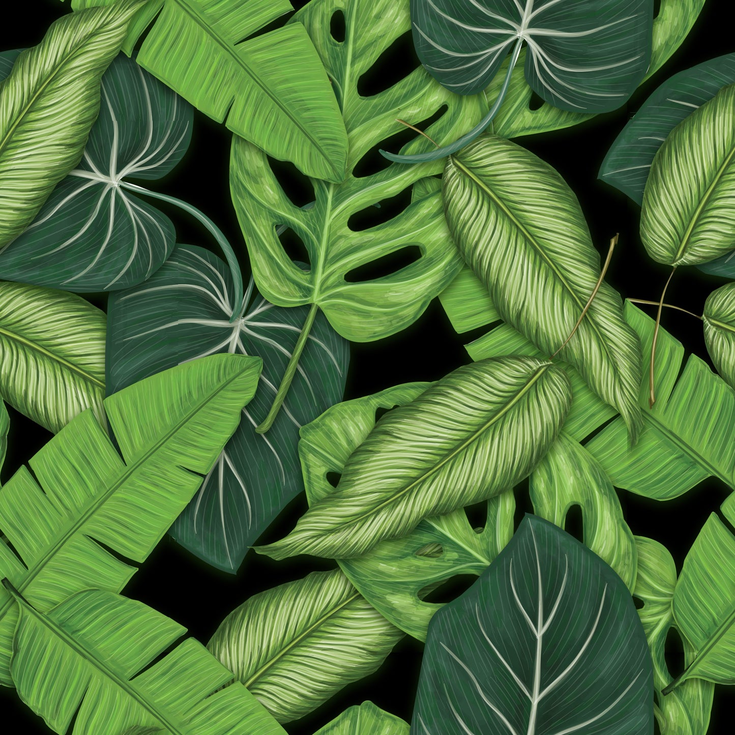 Botanical Leaves - Floor & Wall Vinyl