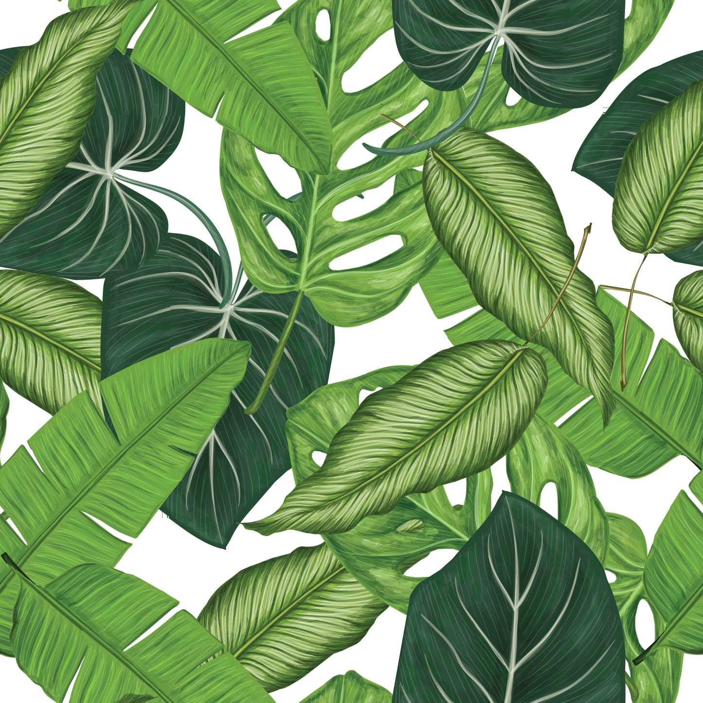 Botanical Leaves - Window Vinyl