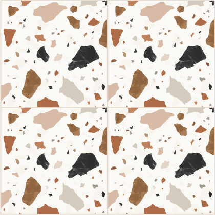 Terrazzo Classic Tiles - Standard Vinyl