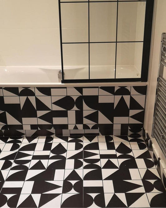 Abstract Geometric - Floor & Wall