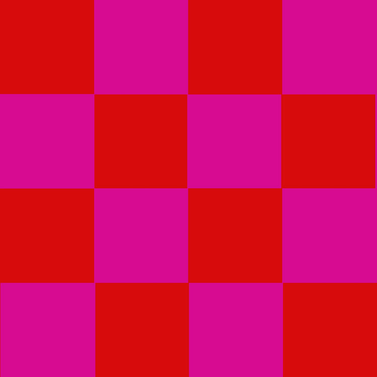 Pink & Red Checked - Window Vinyl