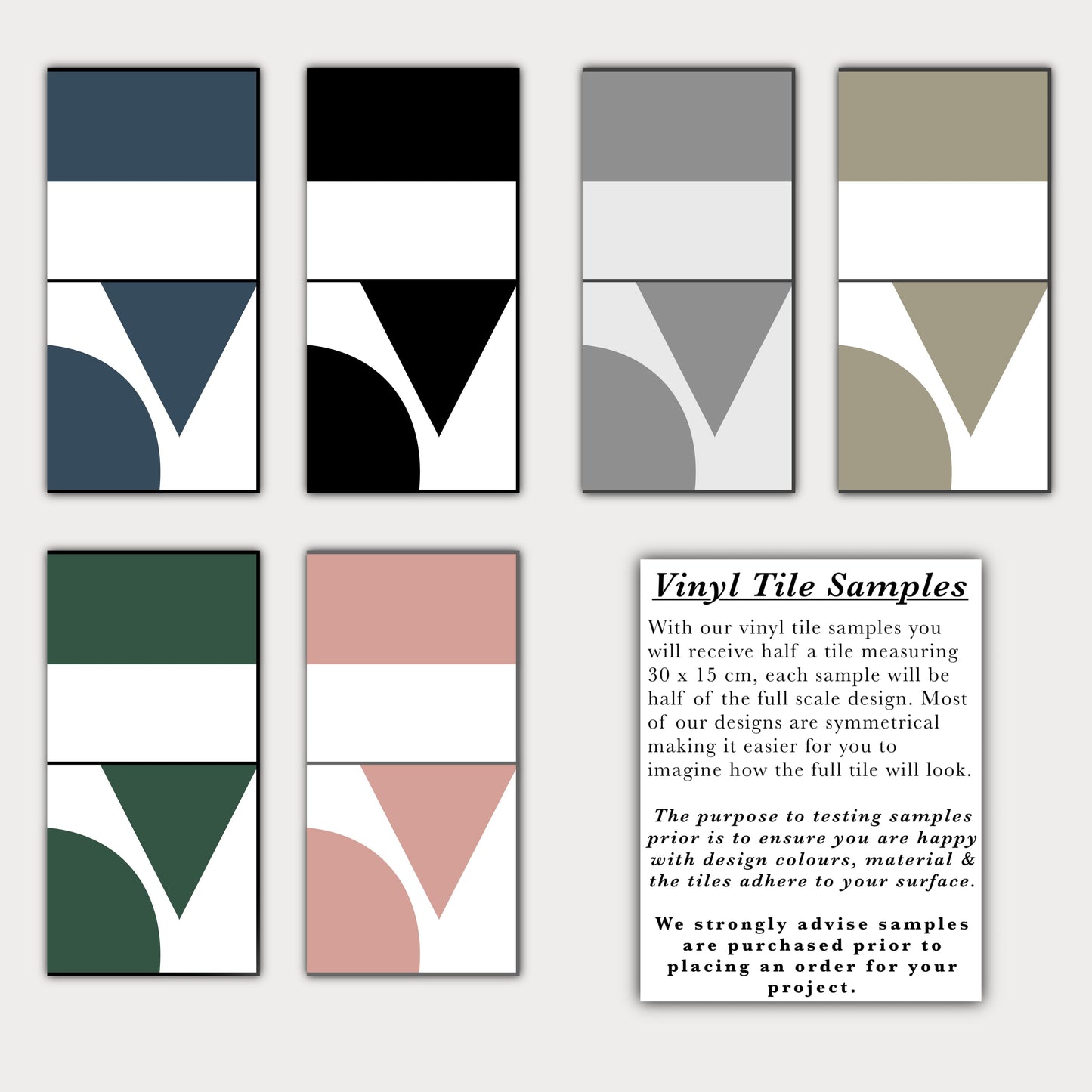 Diamond Petals Blue Premium Peel & Stick Tiles