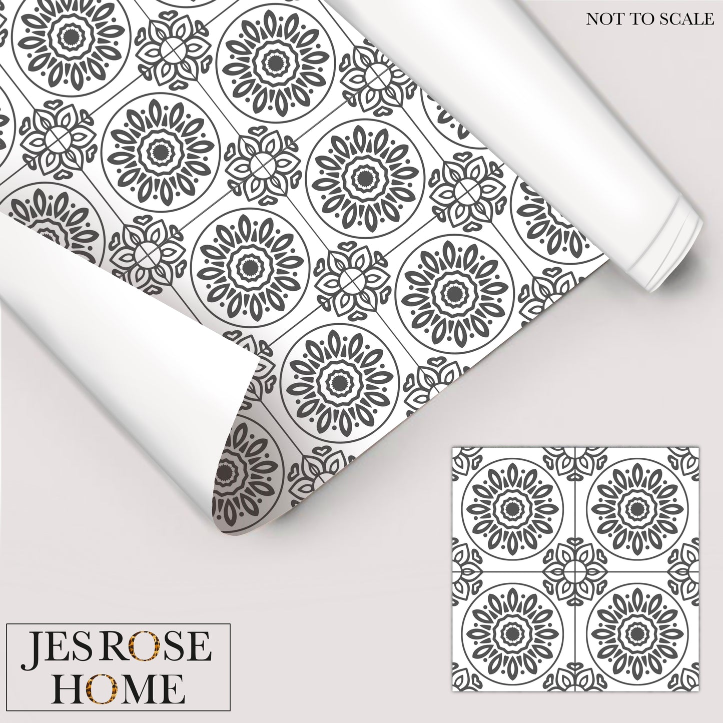 French Tiles - Window Vinyl