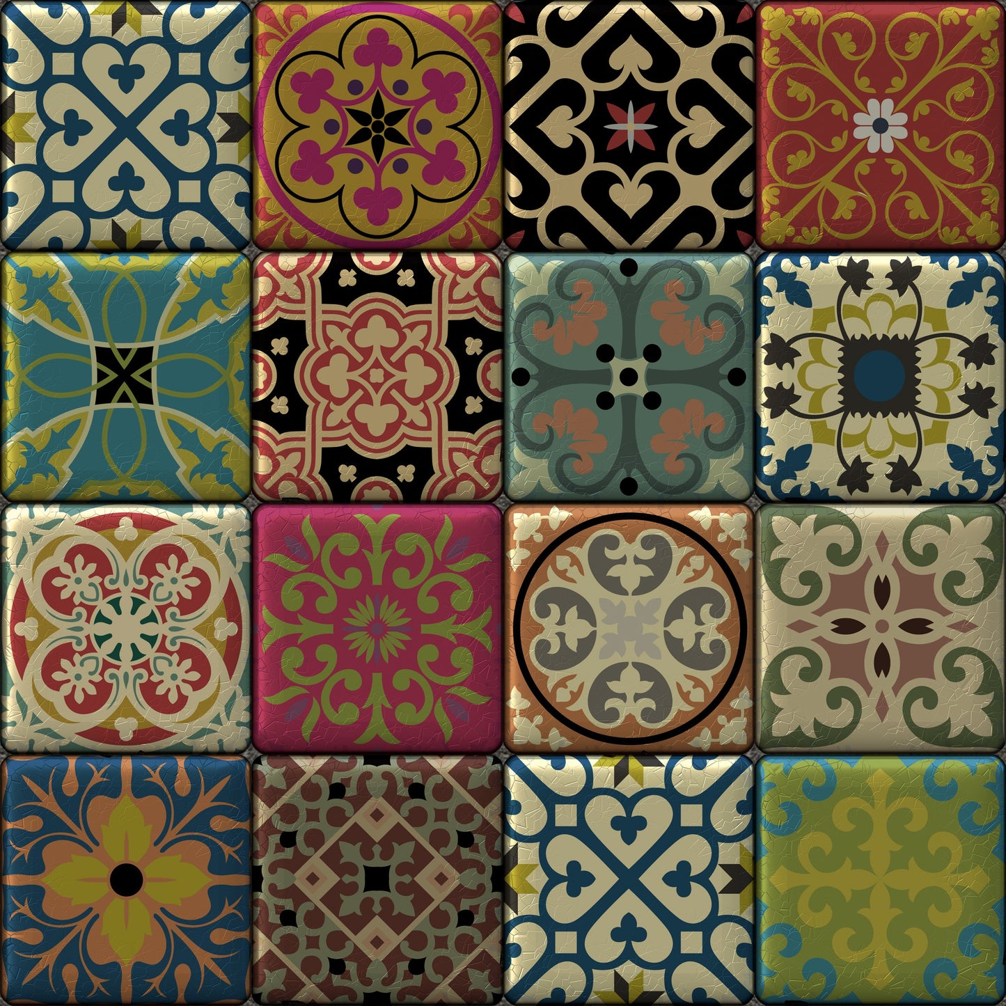 Moroccan Tiles - Standard Vinyl