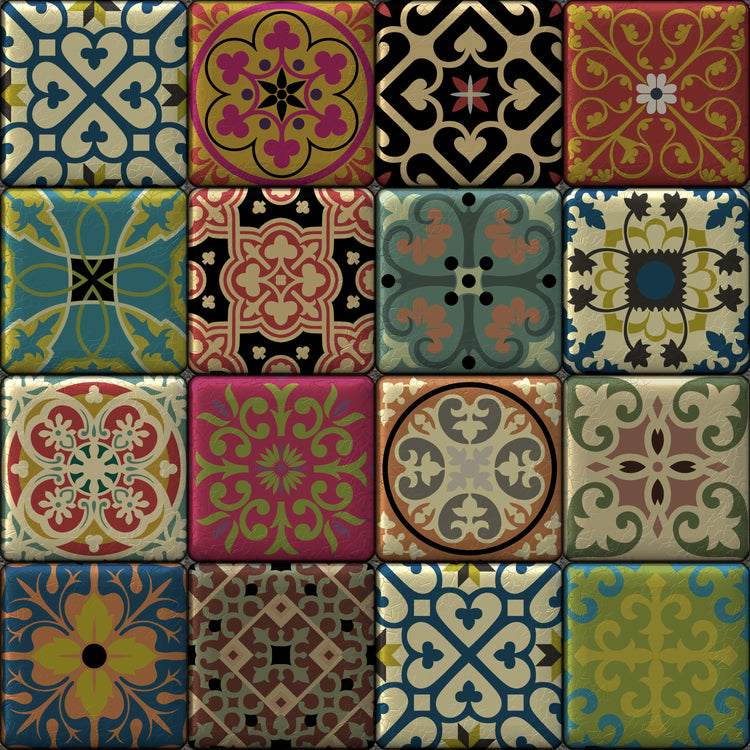 Moroccan Tiles - Window Vinyl