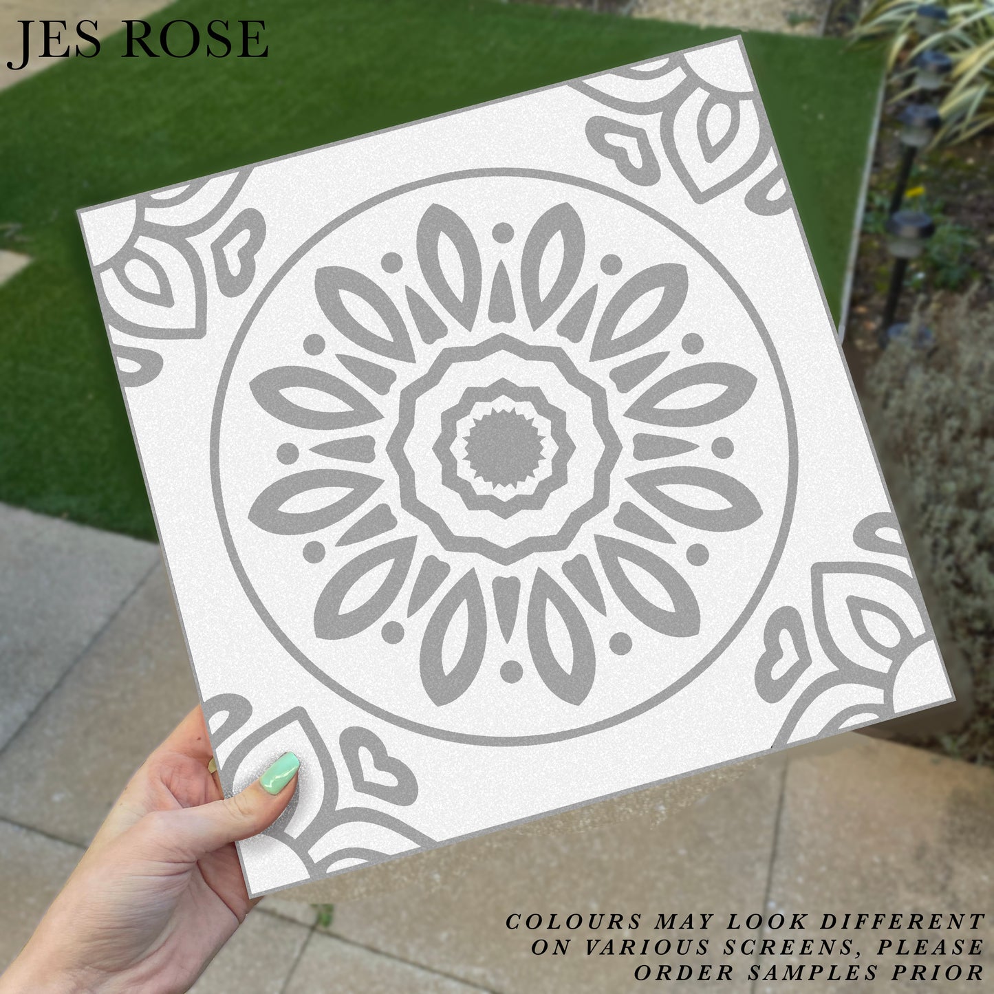 French Grey (Large) Premium Peel & Stick Tiles