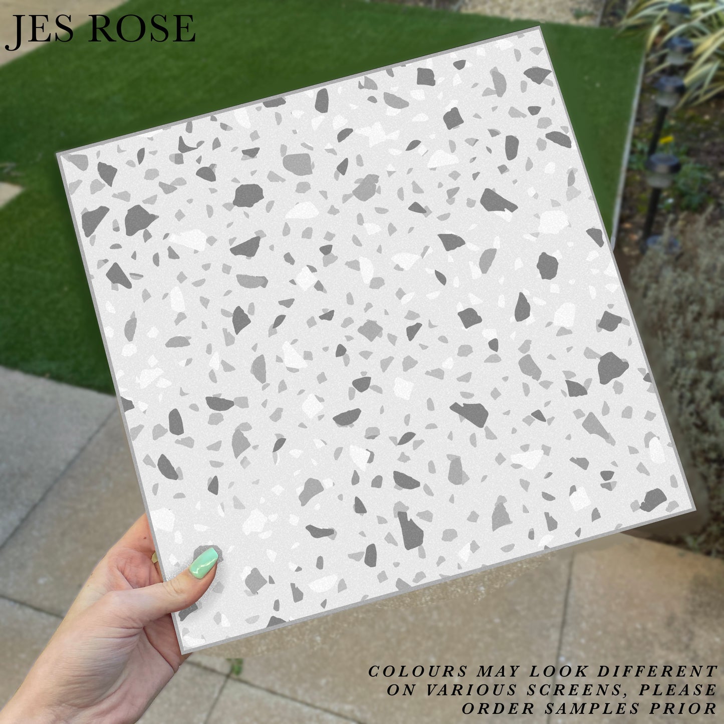 Terrazzo Grey Premium Peel & Stick Tiles