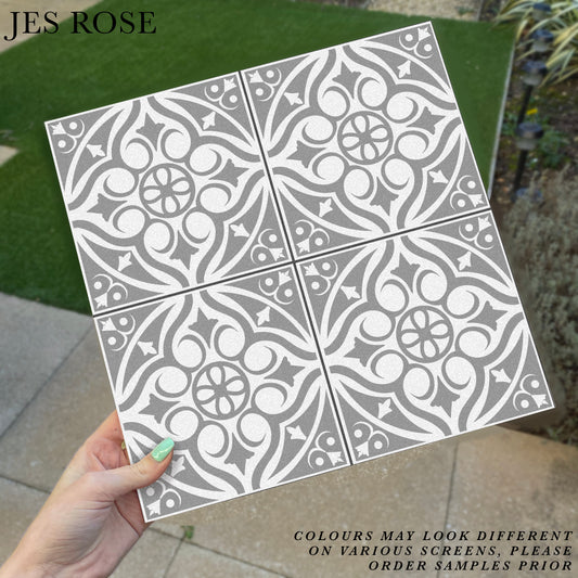 Victorian Grey (Small) Premium Peel & Stick Tiles