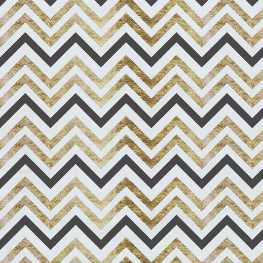 Chevron Black & Gold Vinyl Laptop/Tablet Skin