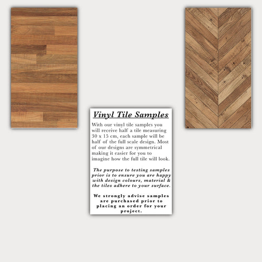 Wood Chevron Premium Peel & Stick Tiles
