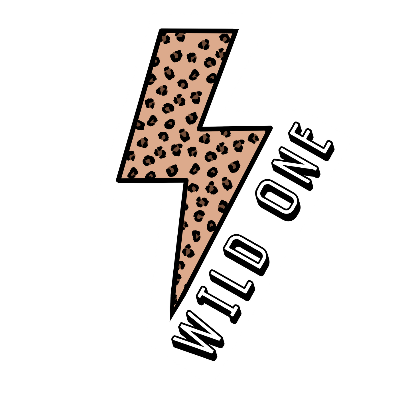 Wild One (Leopard Print) Window/Mirror Decal