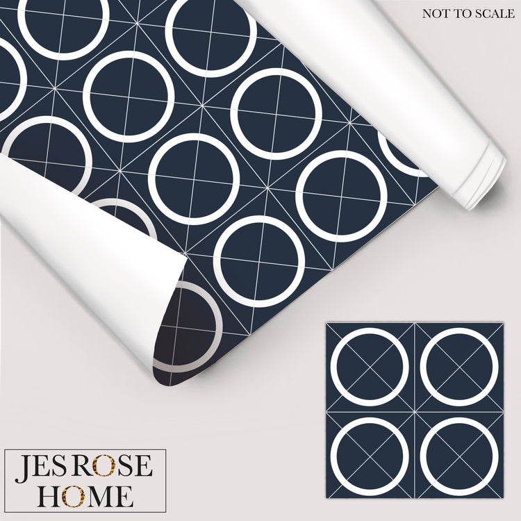 Geometric Circle Tiles Sample
