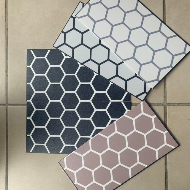 Hexagon Beige Premium Peel & Stick Tiles