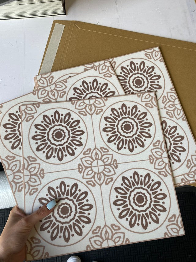 French Beige (Small) Premium Peel & Stick Tiles