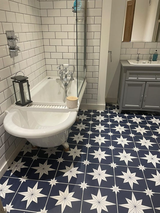 Astral Star White (Large) Premium Peel & Stick Tiles