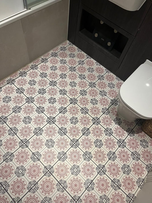 French Pink (Small) Premium Peel & Stick Tiles