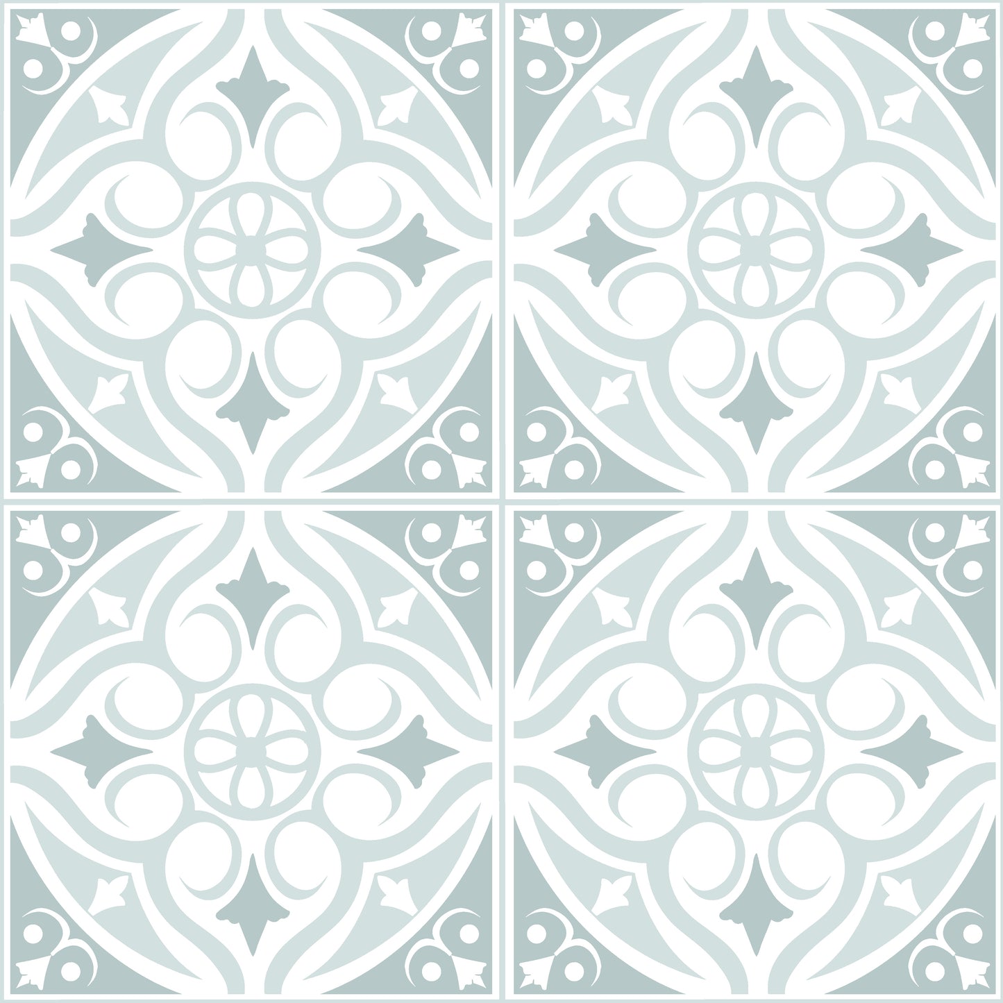 Victorian Blue Premium Peel & Stick Tilese
