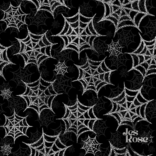 Glitter Webs - Window Vinyl
