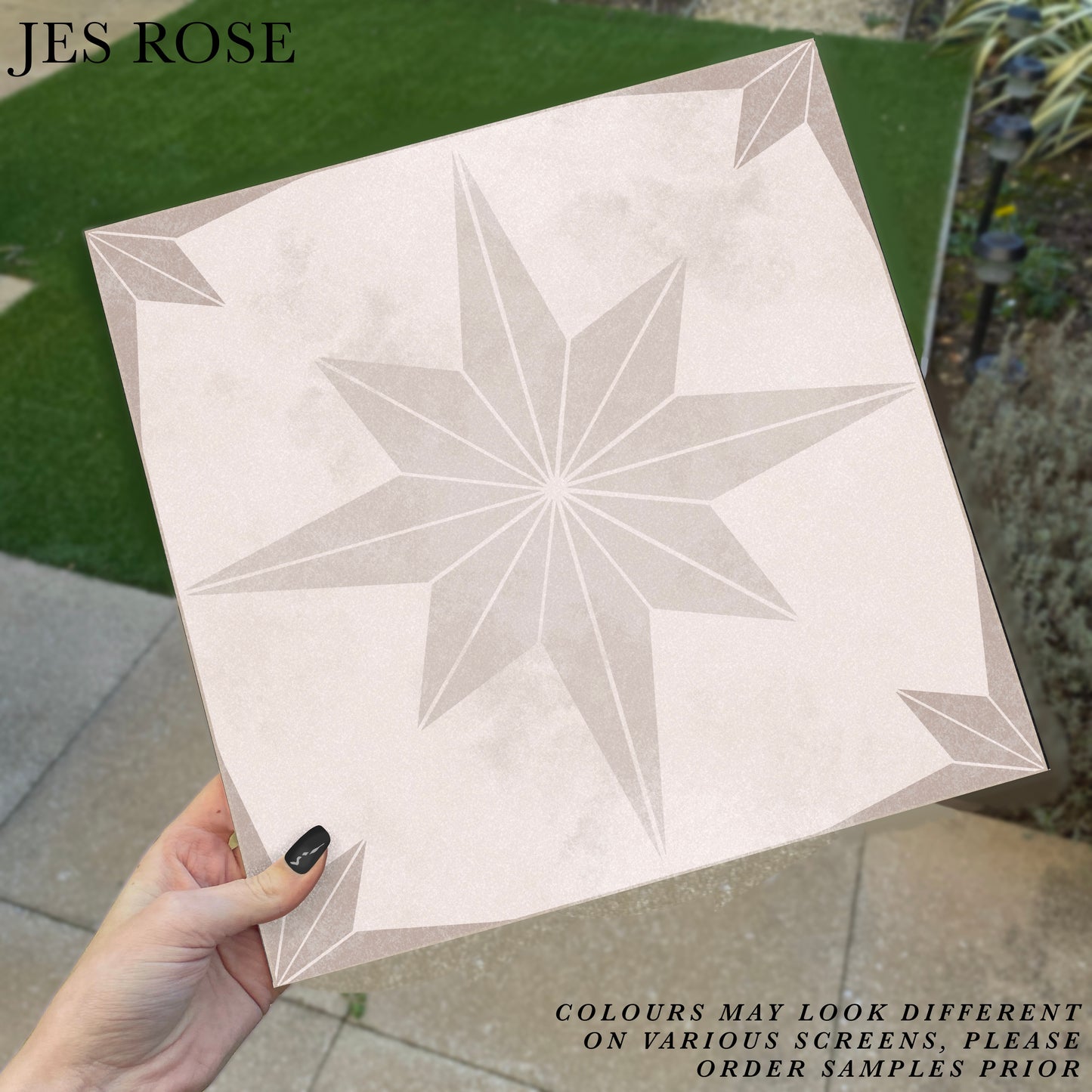 Astral Rustic Beige Large Premium Peel & Stick Tiles