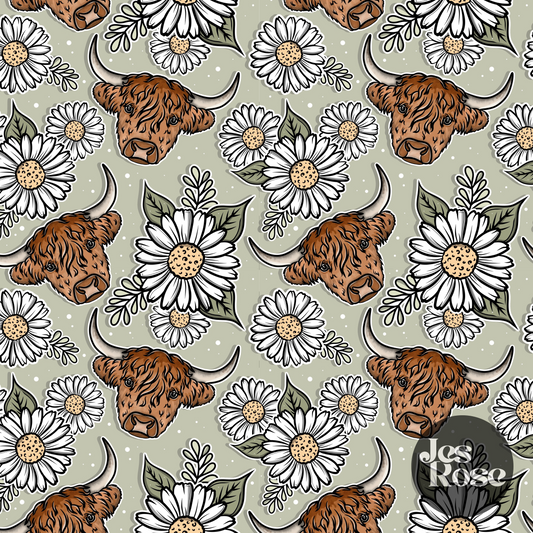Highland Cow - Window Vinyl