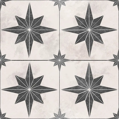 Astral Black & White Rustic Shower Panel