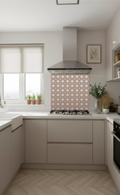 Astral Beige & White Shower Panel