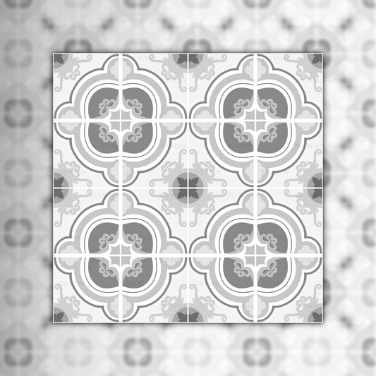 Venice Monochrome (small) Premium Peel & Stick Tiles