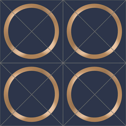 Geometric Circle Tiles - Window Vinyl