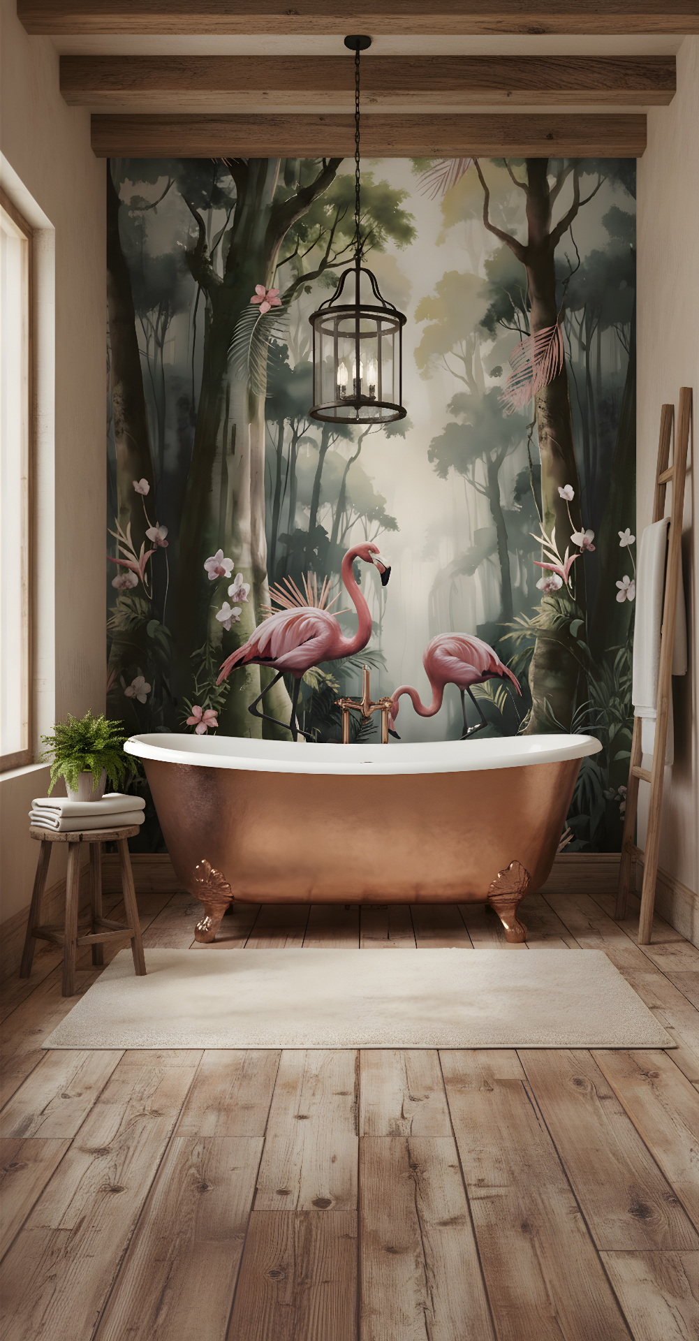 Flamingo Shower Panel
