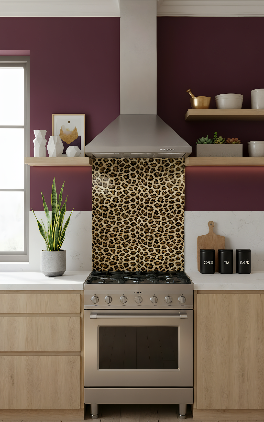 Leopard Print Shower Panel