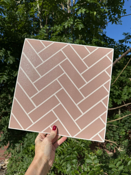 Herringbone Pink