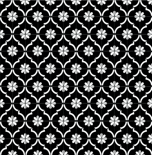 Moroccan Jannah Tiles - Window Vinyl
