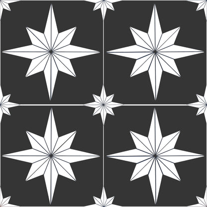 Astral Stars White Shower Panel