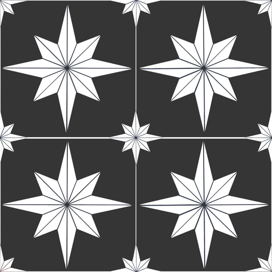 Astral Stars White Shower Panel