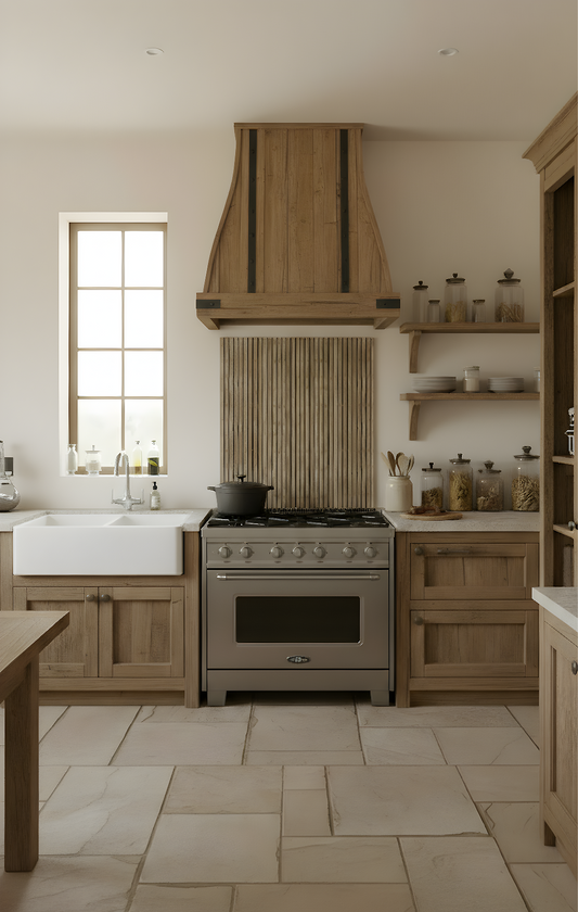 Wood Planks Shower Panel